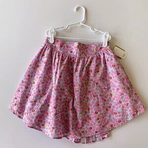 NWT Tea Collection Ditsy Shirttail Girl Skirt 12 Years